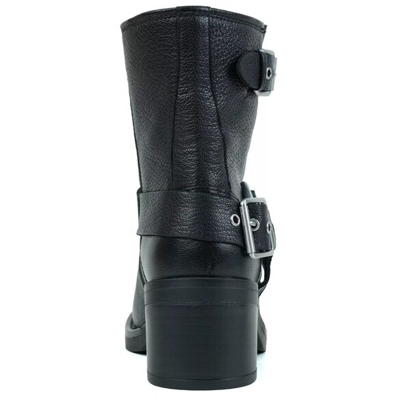 219$ Kenneth Cole New York Stride Block Heel Bootie Women's Size 8 US Black - Picture 3 of 5